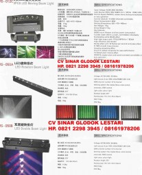 Lampu Panggung Led Rotating Beam Light
